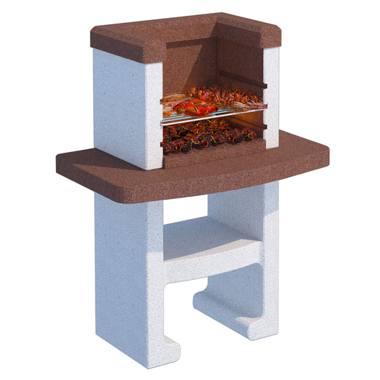 Linea VZ Toscana – Barbacoa de leña y carbón de obra