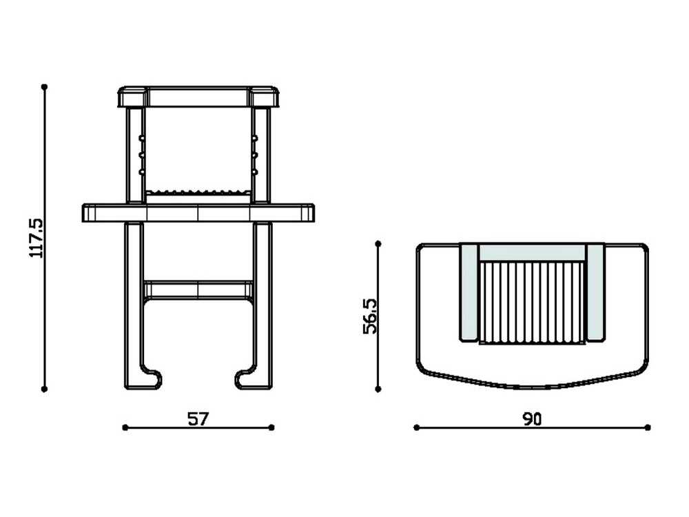 Linea VZ Toscana – Barbacoa de leña y carbón de obra - Imagen 4
