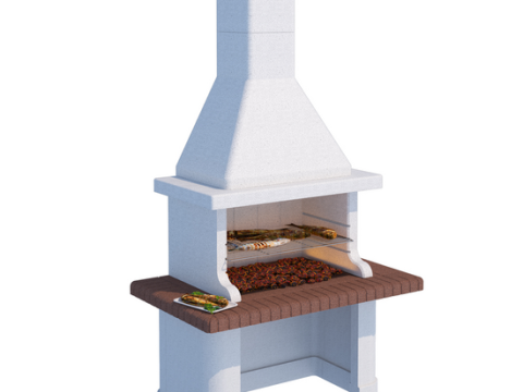 Linea VZ Vulcano – Barbacoa de obra de leña y carbón