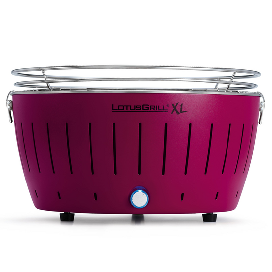 LotusGrill LG G435 U PU – Barbacoa portátil para exterior XL – Carcasa violeta