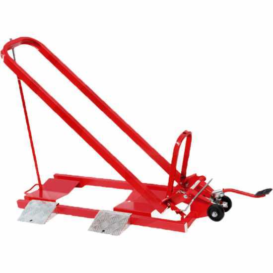 Elevador de cortacésped profesional para tractor cortacésped, elevador para mantenimiento – máx. 500 kg