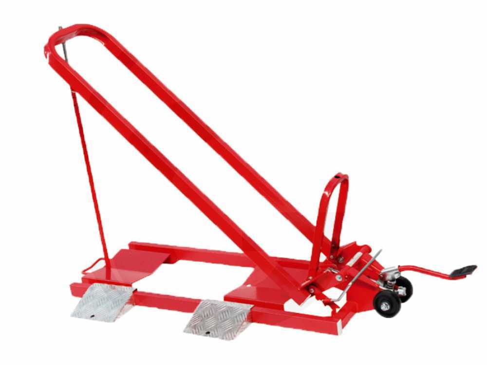 Elevador de cortacésped profesional para tractor cortacésped, elevador para mantenimiento – máx. 500 kg - Imagen 2