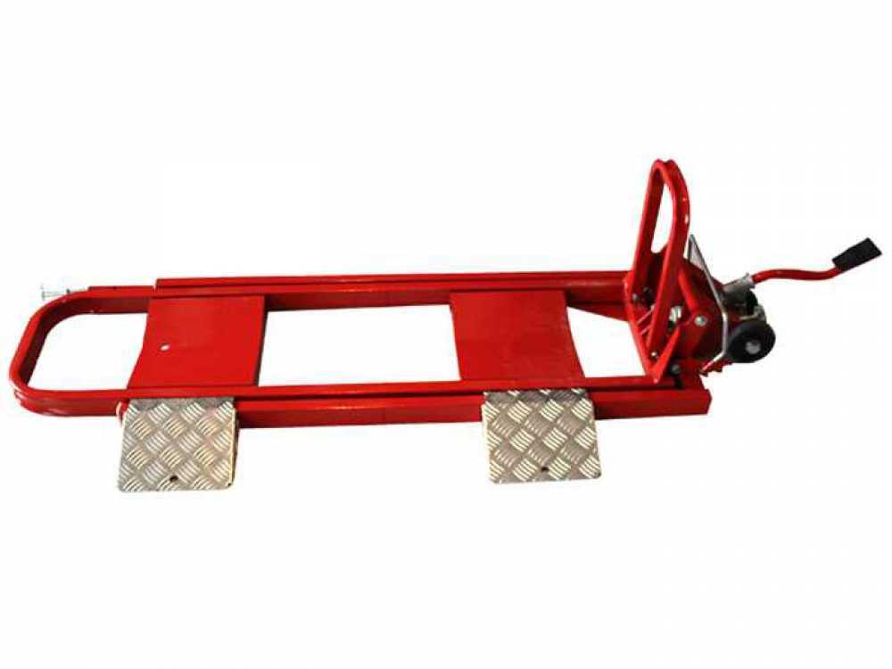 Elevador de cortacésped profesional para tractor cortacésped, elevador para mantenimiento – máx. 500 kg - Imagen 4