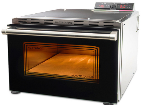 Macte Ovens Nettuno ADVANCED Negro – Horno eléctrico para pizza – 2975 W