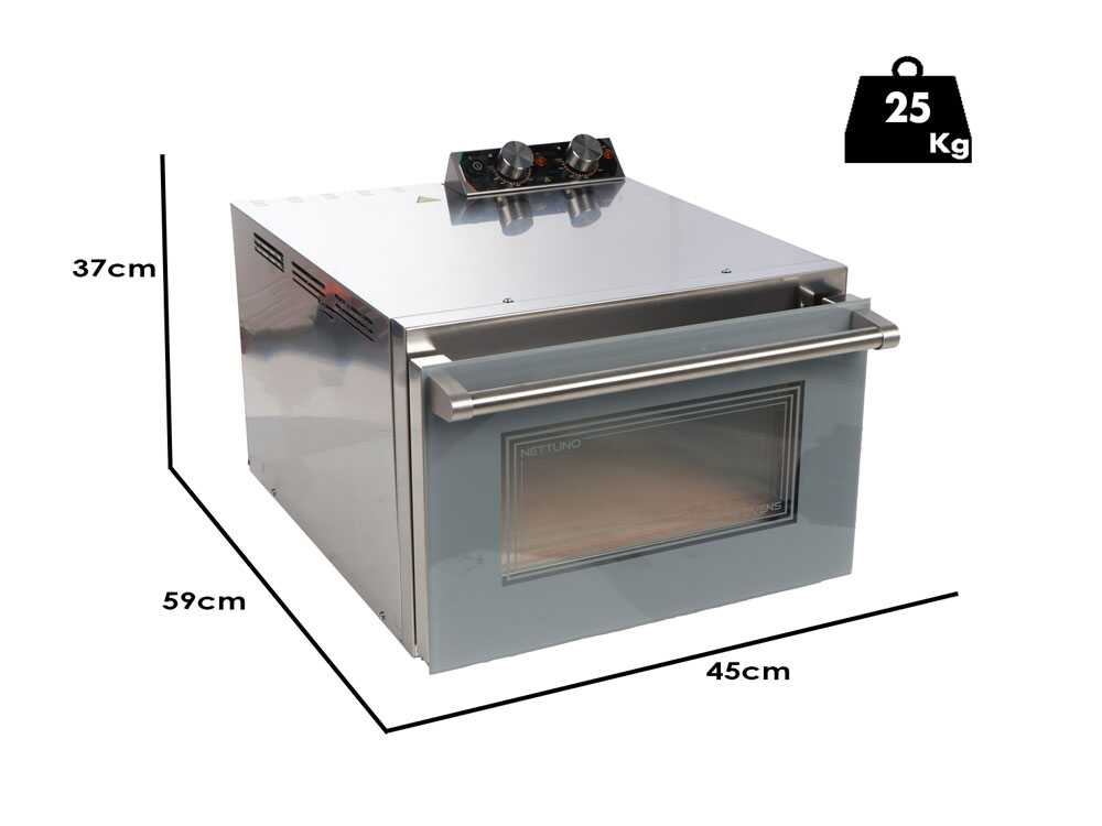 Macte Ovens NETTUNO – Horno eléctrico de pizza – 2975 W - Imagen 2