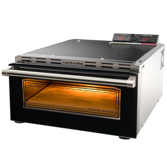 Macte Ovens Voyager TWIN ADVANCED Negro – Horno de pizza eléctrico – 2975 W