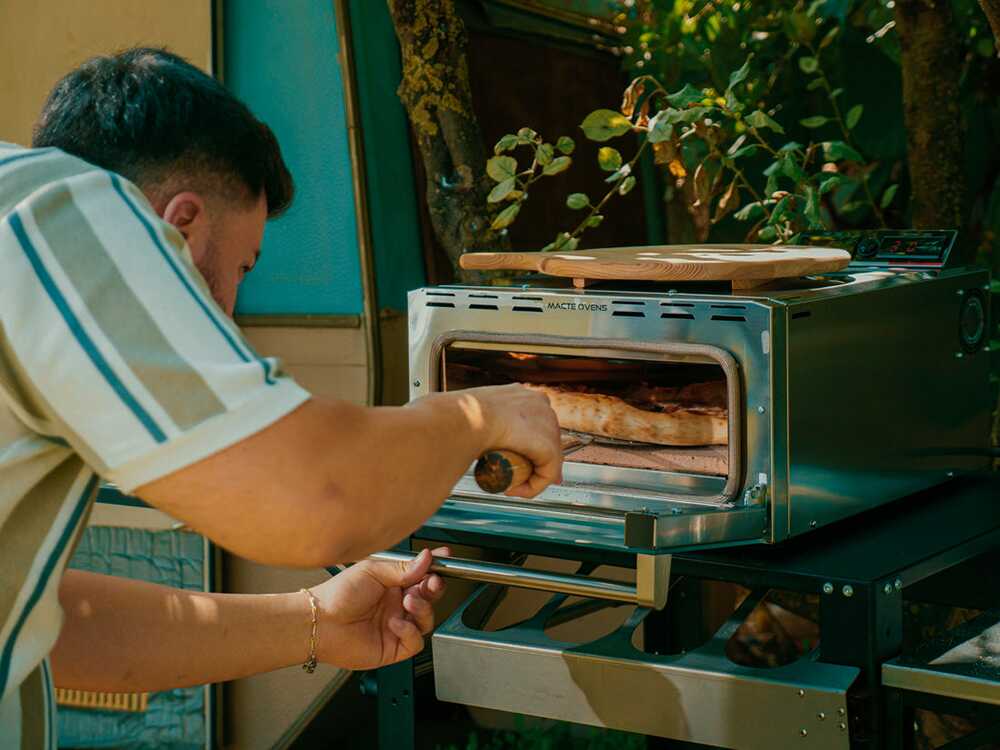 Macte Ovens Voyager TWIN ADVANCED Negro – Horno de pizza eléctrico – 2975 W - Imagen 3
