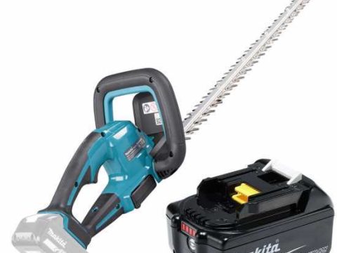MAKITA DUH606RF – Cortasetos eléctrico a batería 18V/3Ah – Cuchilla de 60 cm