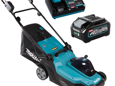 Makita LM004GM103 XGT – Cortacésped a batería – 40V/4Ah – Corte 43 cm