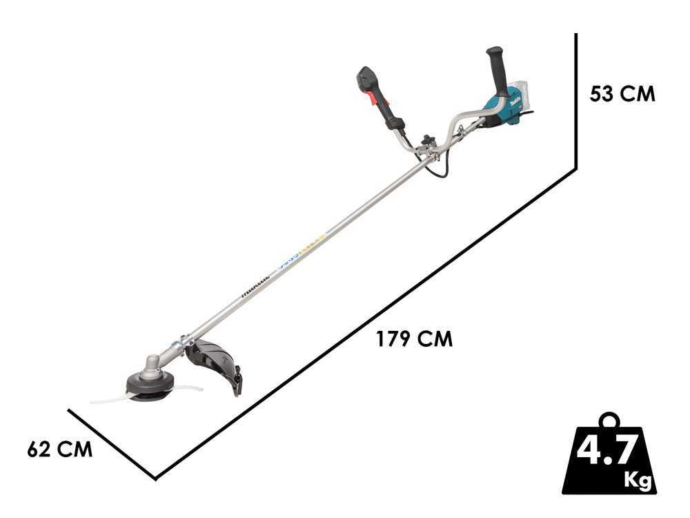 Makita UR016GZ – Desbrozadora a batería – 40V – SIN BATERÍA NI CARGADOR - Imagen 2