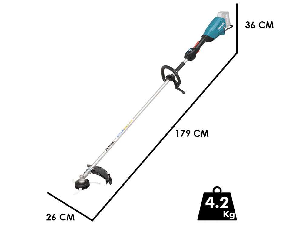 Makita UR017GZ – Desbrozadora a batería – 40V – SIN BATERÍA NI CARGADOR - Imagen 2