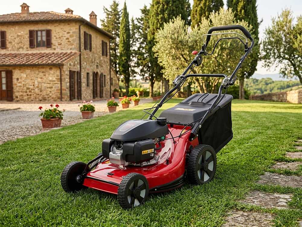 Marina Systems AGRI 57 SH 3V ZHW – Cortacésped de gasolina de tracción – Motor Honda GCVx 200 - Imagen 4