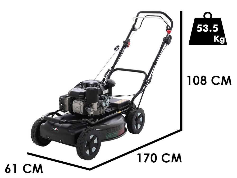 Marina Systems GRINDER Pro Max 4×4 60 – Cortacésped de gasolina de tracción – Motor Kohler CV224 - Imagen 2