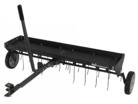 MGF DT42 – Aireador de púas de arrastre para tractor cortacésped profesional 107 cm