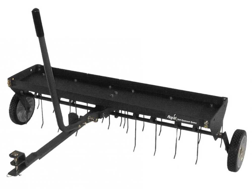 MGF DT42 – Aireador de púas de arrastre para tractor cortacésped profesional 107 cm - Imagen 2