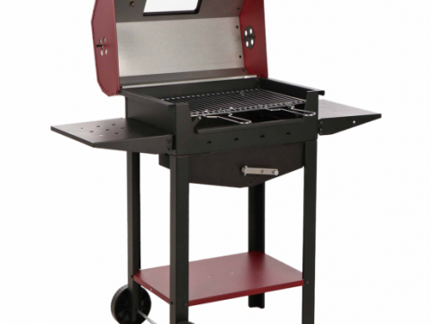 Mille Eliseo Small – Barbacoa de carbón de hierro artesanal – 47,5×37 cm