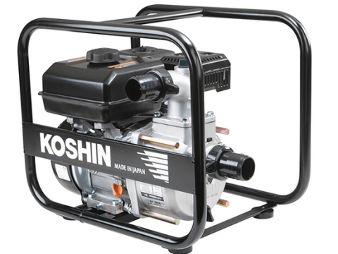Motobomba de riego autocebante con motor de gasolina Oriental Koshin SEV-50X