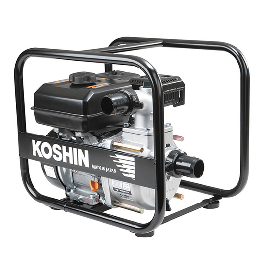 Motobomba de riego autocebante con motor de gasolina Oriental Koshin SEV-50X