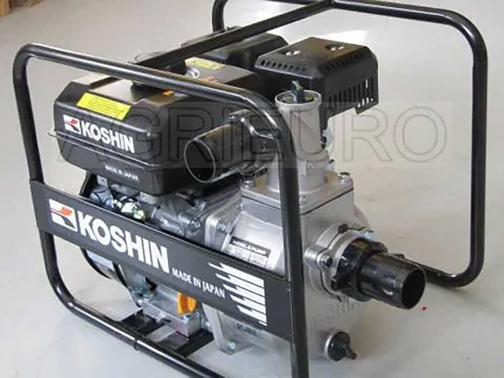 Motobomba de riego autocebante con motor de gasolina Oriental Koshin SEV-50X - Imagen 2