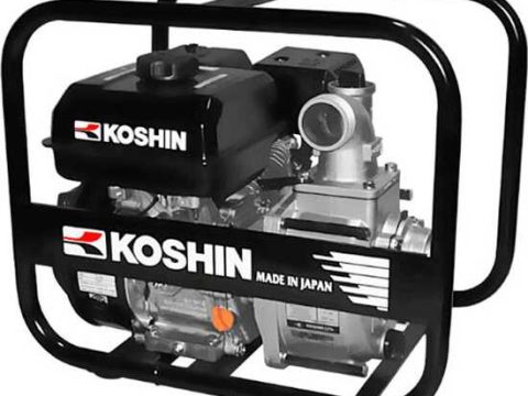 Motobomba de riego autocebante con motor de gasolina Oriental Koshin SEV-80X