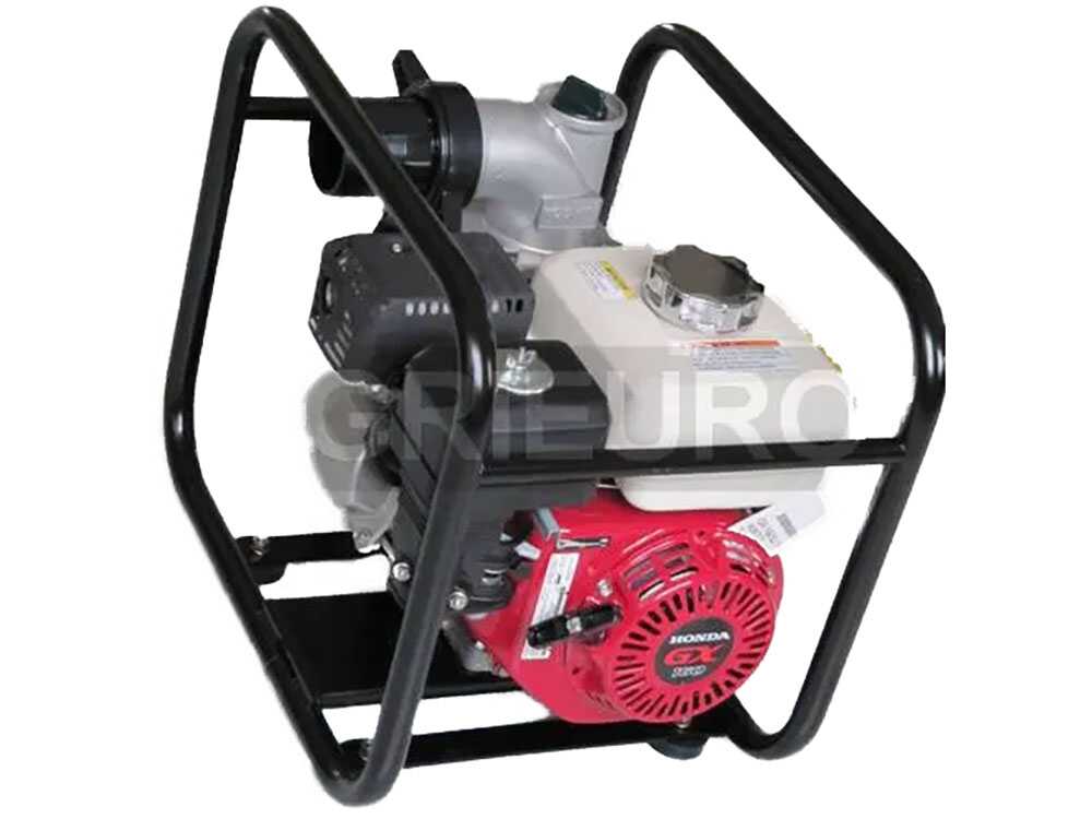 Motobomba de riego de gasolina Koshin SEH 80 X – motor Honda GX 160 - Imagen 4