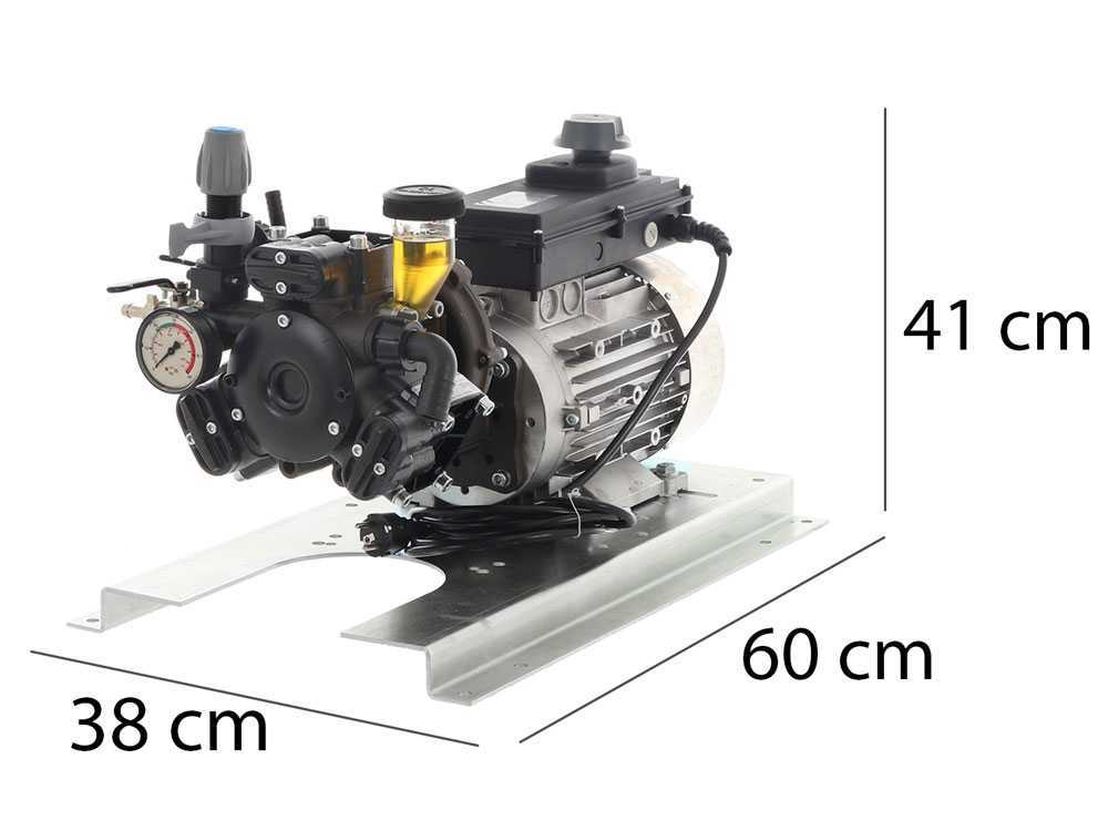 Motobomba de pulverización eléctrica – bomba Comet APS 41 – motor monofásico 3 CV - Imagen 2