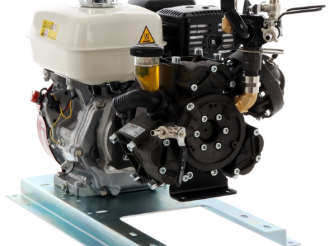 Motobomba de pulverización de gasolina Honda GX 270 – bomba Comet APS 71