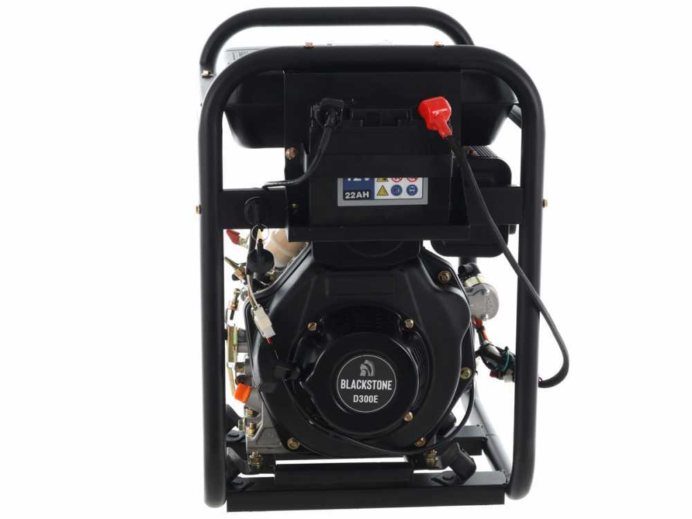 Motobomba diésel Blackstone BD-T 8000ES para aguas sucias con racores de 80 mm – Euro 5 - Imagen 4
