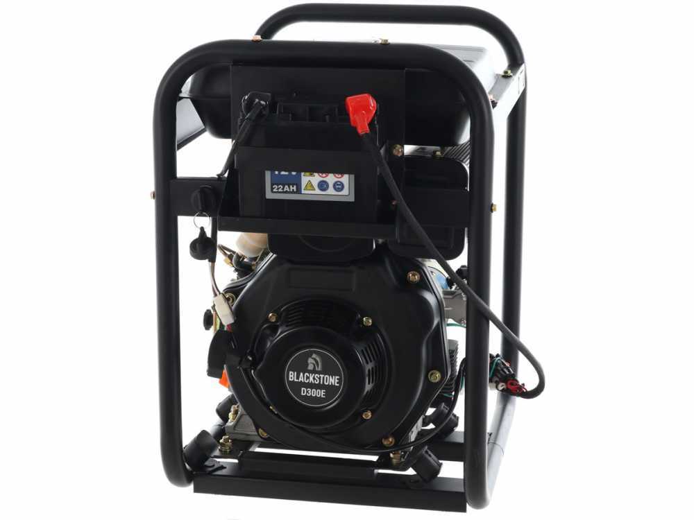 Motobomba diésel Blackstone BD-T 8000ES para aguas sucias con racores de 80 mm – Euro 5 - Imagen 5