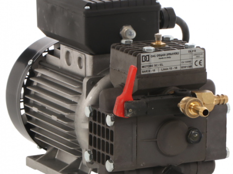 Motobomba eléctrica de pulverización Dal Degan DL 218 – 20 bares máx. – 18 L/min