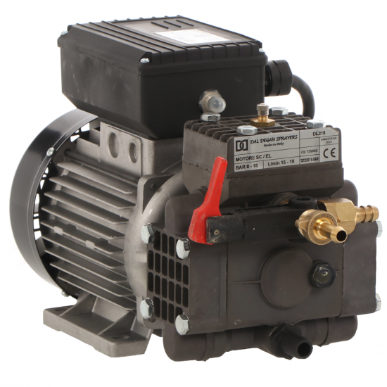 Motobomba eléctrica de pulverización Dal Degan DL 218 – 20 bares máx. – 18 L/min