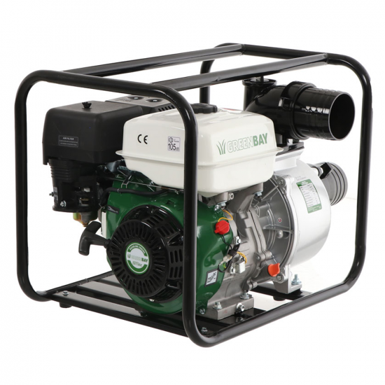 Motobomba de gasolina Greenbay GB-WP 100 – con racores de 100 mm