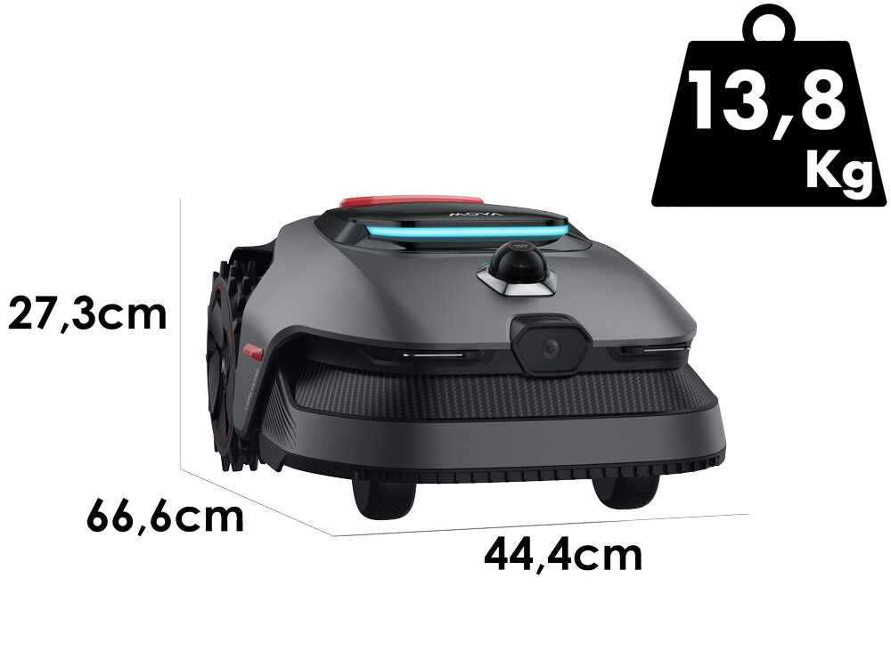 MOVA LiDAX Ultra 1600 – Robot cortacésped – Sin instalación – Con caseta - Imagen 2