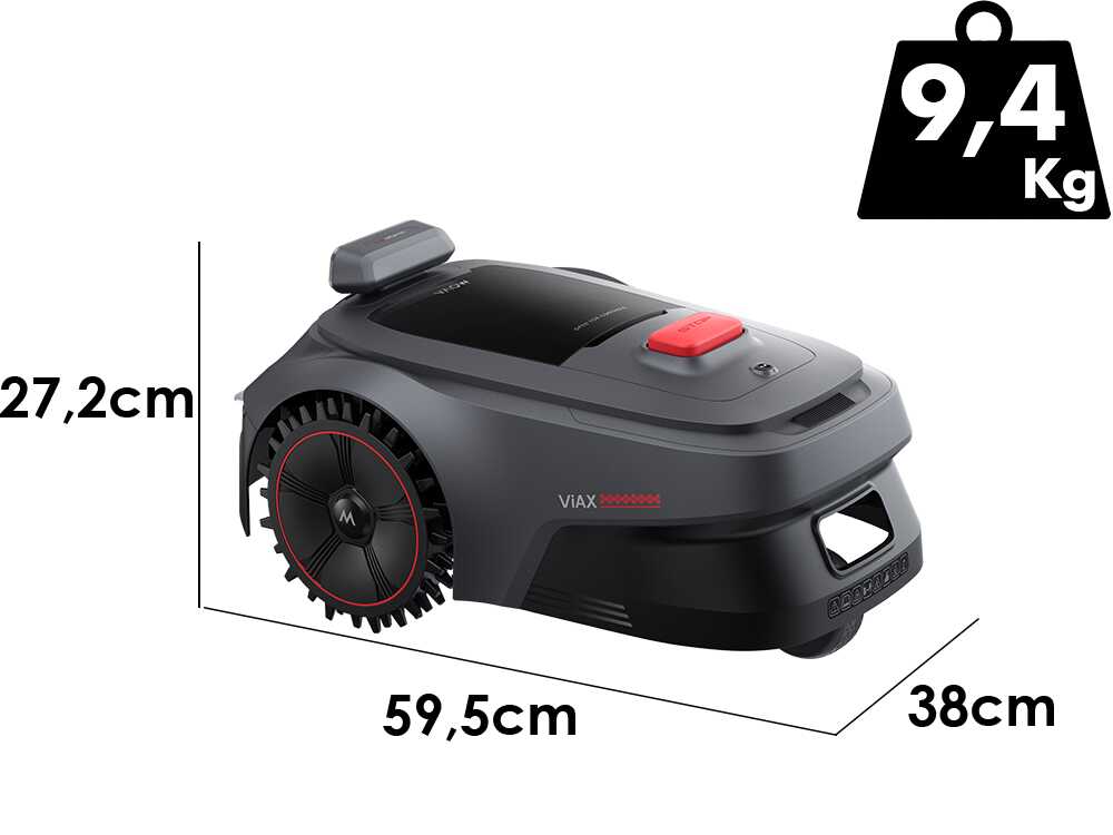 MOVA ViAX 500 – Robot cortacésped – Sin instalación – Con caseta - Imagen 3