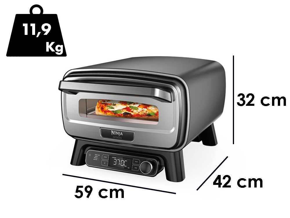 Ninja Artisan MO201EU – Horno de pizza eléctrico – Freidora de aire - Imagen 3