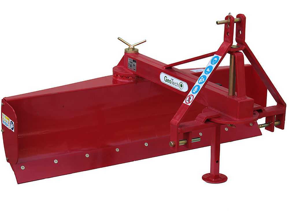 Niveladora para tractor GeoTech DL200 con rotación de pala de 360° y brazo orientable - Imagen 5