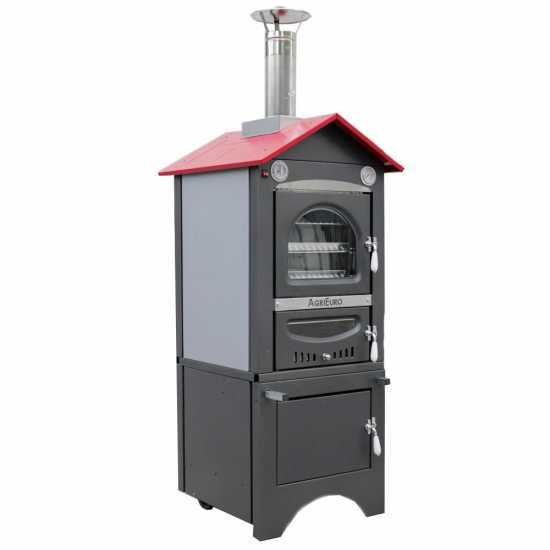 Nuevo Agrieuro Minimus 50 EXT – Horno de leña de acero de exterior – Ventilado