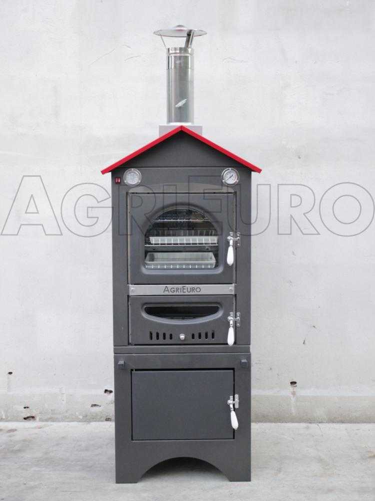 Nuevo Agrieuro Minimus 50 EXT – Horno de leña de acero de exterior – Ventilado - Imagen 3
