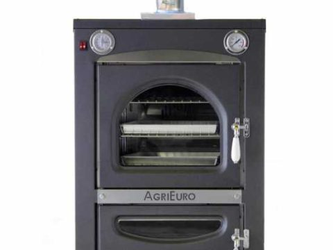 Nuevo AgriEuro Minimus 50 Inc – Horno de leña de acero empotrable – 3 niveles
