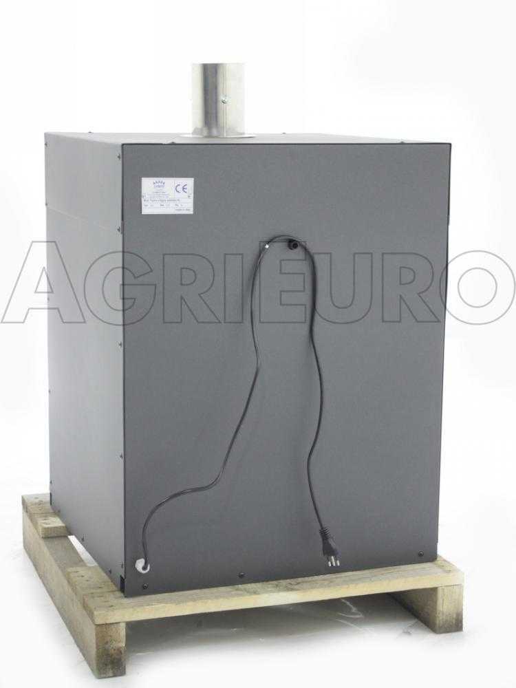 Nuevo AgriEuro Minimus 50 Mini Inc – Horno de leña de acero inoxidable empotrable – 2 niveles - Imagen 3