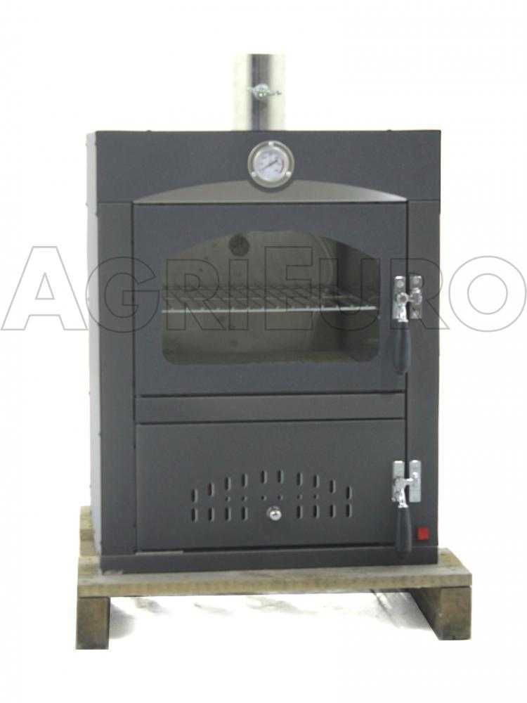 Nuevo AgriEuro Minimus 50 Mini Inc – Horno de leña de acero inoxidable empotrable – 2 niveles - Imagen 2