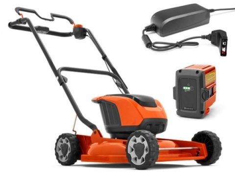 Pack cortacésped a batería mulching LB146i + Batería Bli 20 + Cargador QC80 HUSQVARNA