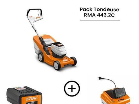 Pack cortacésped a batería RMA 443.2VC + AP200 + AL 300 STIHL