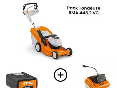 Pack cortacésped a batería RMA 448.2 VC + AP 300 + AL 300 STIHL