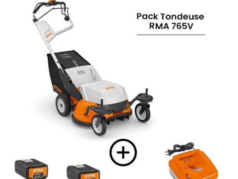 Pack cortacésped profesional RMA 765V 2 X AP300S + AL 500 STIHL