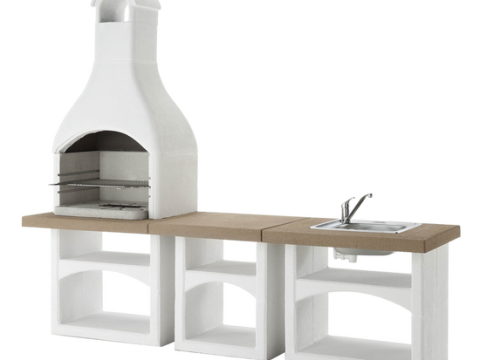 Palazzetti Brioni – Cocina de exterior de obra