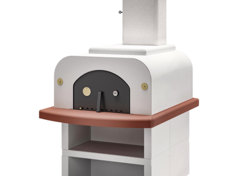 Palazzetti Easy Large con base – Horno de leña de exterior – Con cámara 77×96 cm