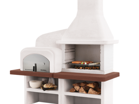 Palazzetti Grado 2 – Barbacoa de obra con horno