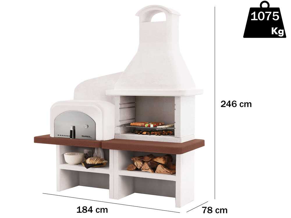 Palazzetti Grado 2 – Barbacoa de obra con horno - Imagen 2
