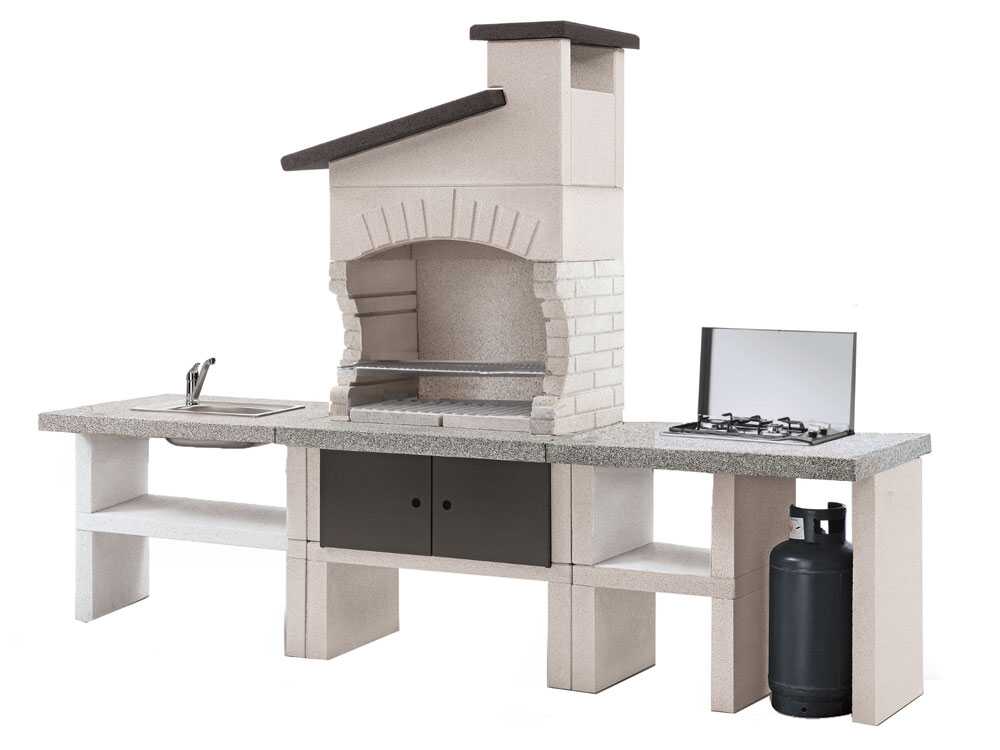 Palazzetti Guanaco 2 – Cocina de exterior de obra - Imagen 3